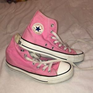 Pink Hightop Converse